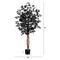 4ft. Artificial Halloween Black Ficus Tree with Natural Trunk
